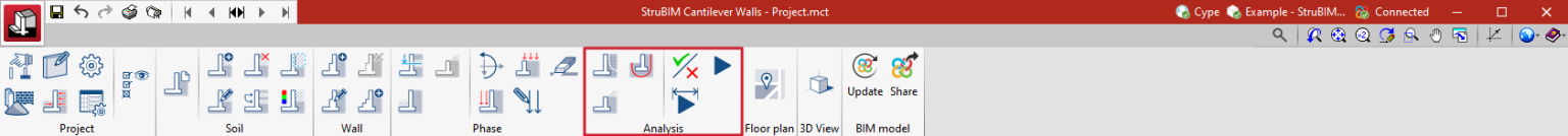 Strubim Cantilever Walls Analysis Cype