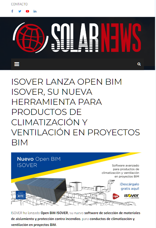 ISOVER lanza Open BIM ISOVER
