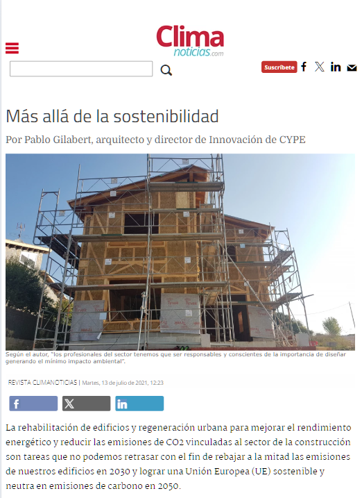 Más allá de la sostenibilidad