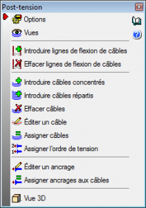 Dalles précontraintes par post-tension - CYPE