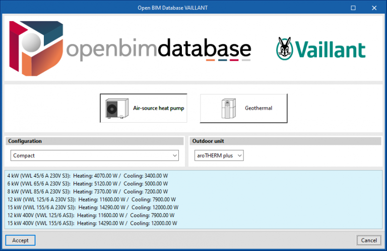 Connection with Open BIM Database - CYPE