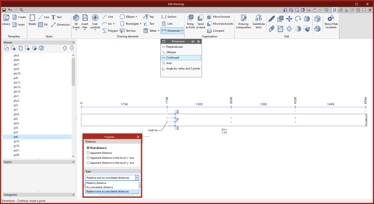 Continuous dimensioning - CYPE