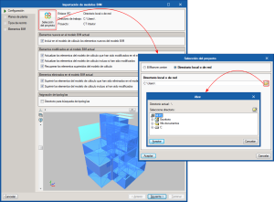 Change the path of the BIM project directory - CYPE