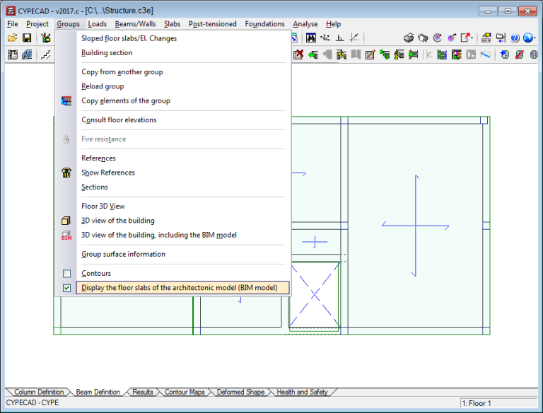 Integration of CYPECAD in the Open BIM workflow - CYPE