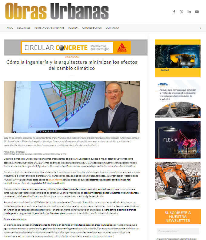 Cómo la ingeniería y la arquitectura minimizan los efectos del cambio climático