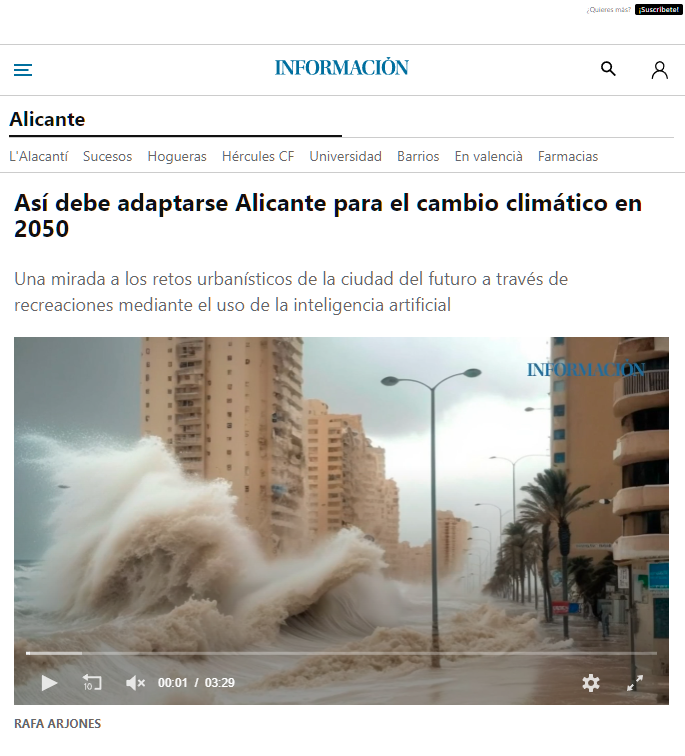 Así debe adaptarse Alicante para el cambio climático en 2050
