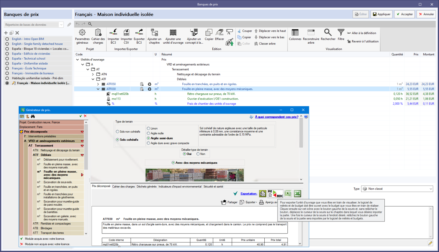 Open BIM Quantities - CYPE