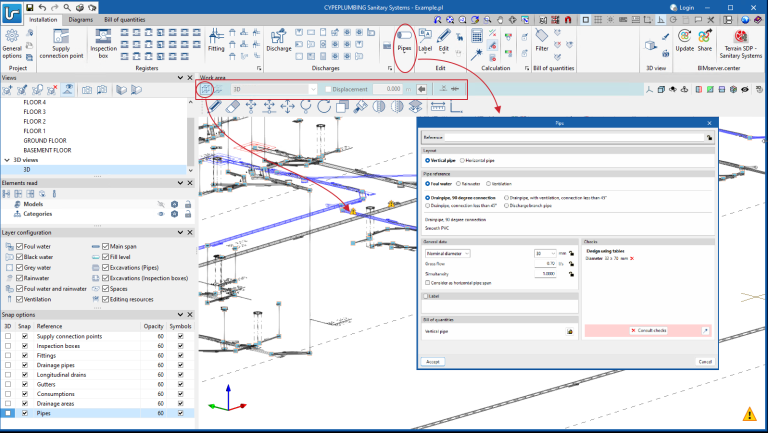 Entering the system in the new 3D environment - CYPE