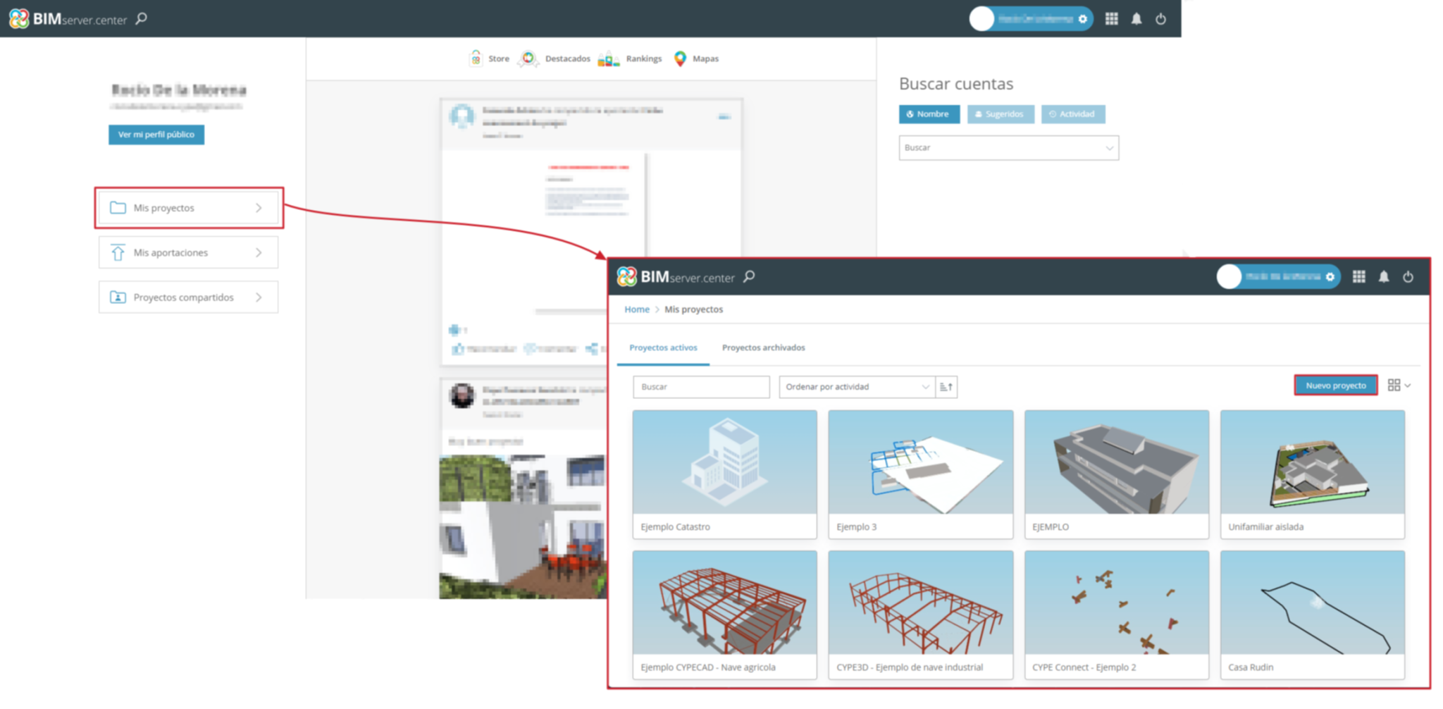 Integración con BIMserver.center
