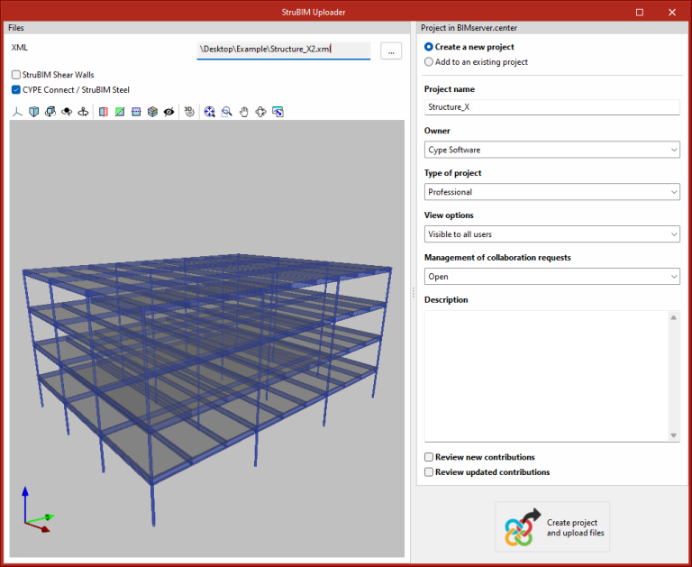 Importing Structure Importing structures from an XML file generated by ETABS® - CYPE
