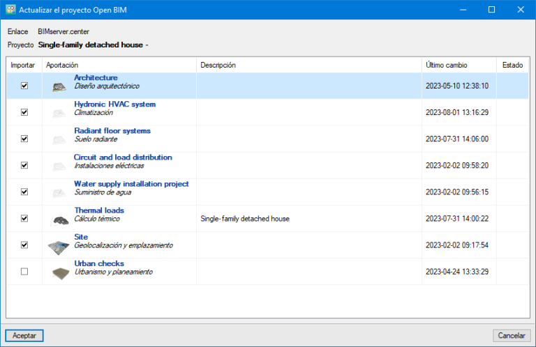 Plugin Open BIM - Revit - CYPE