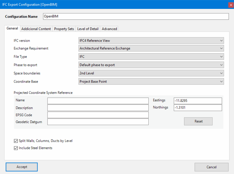 Plugin Open BIM - Revit - CYPE