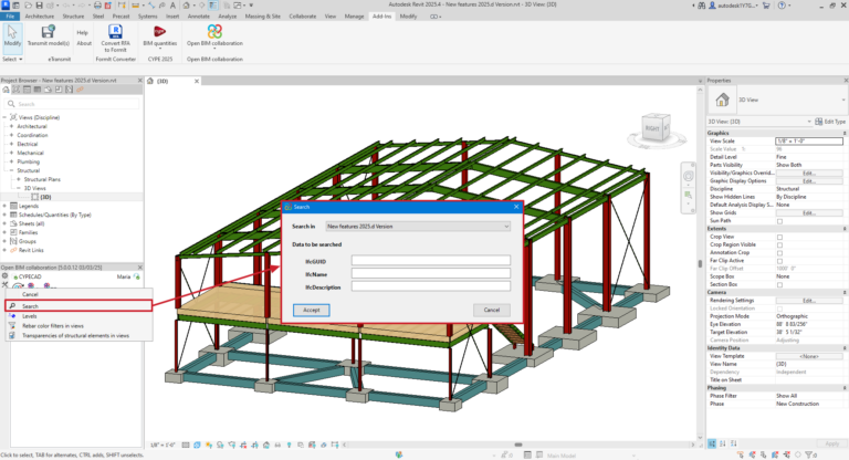 Plugin Open BIM - Revit - CYPE