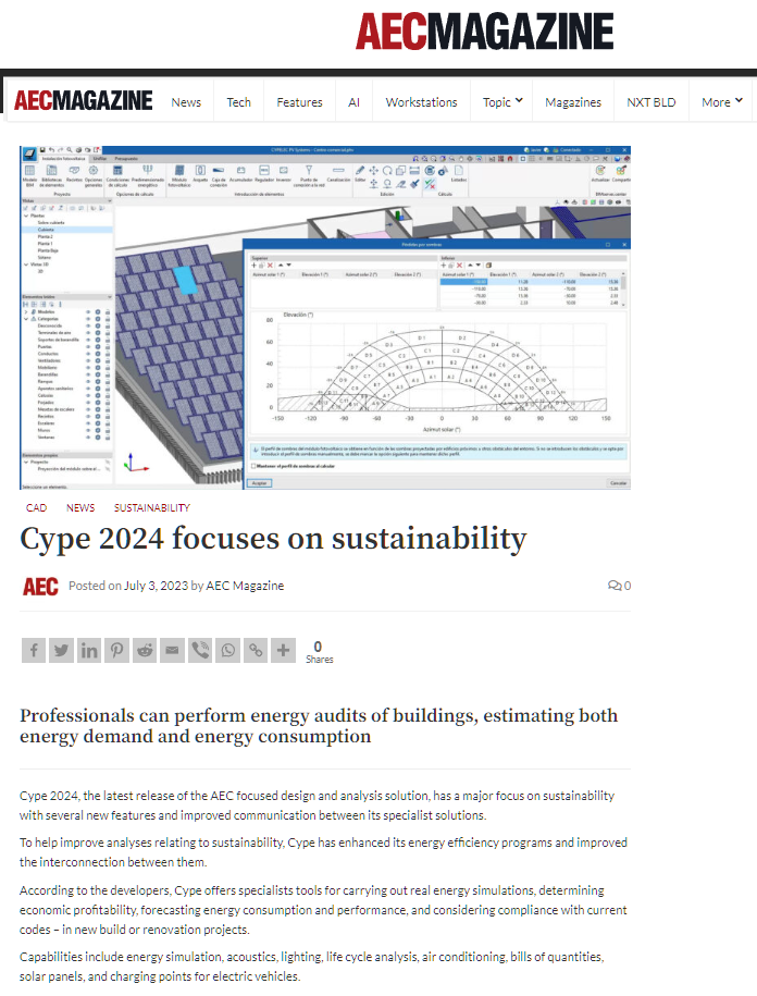 CYPE 2024 focuses on sustainability