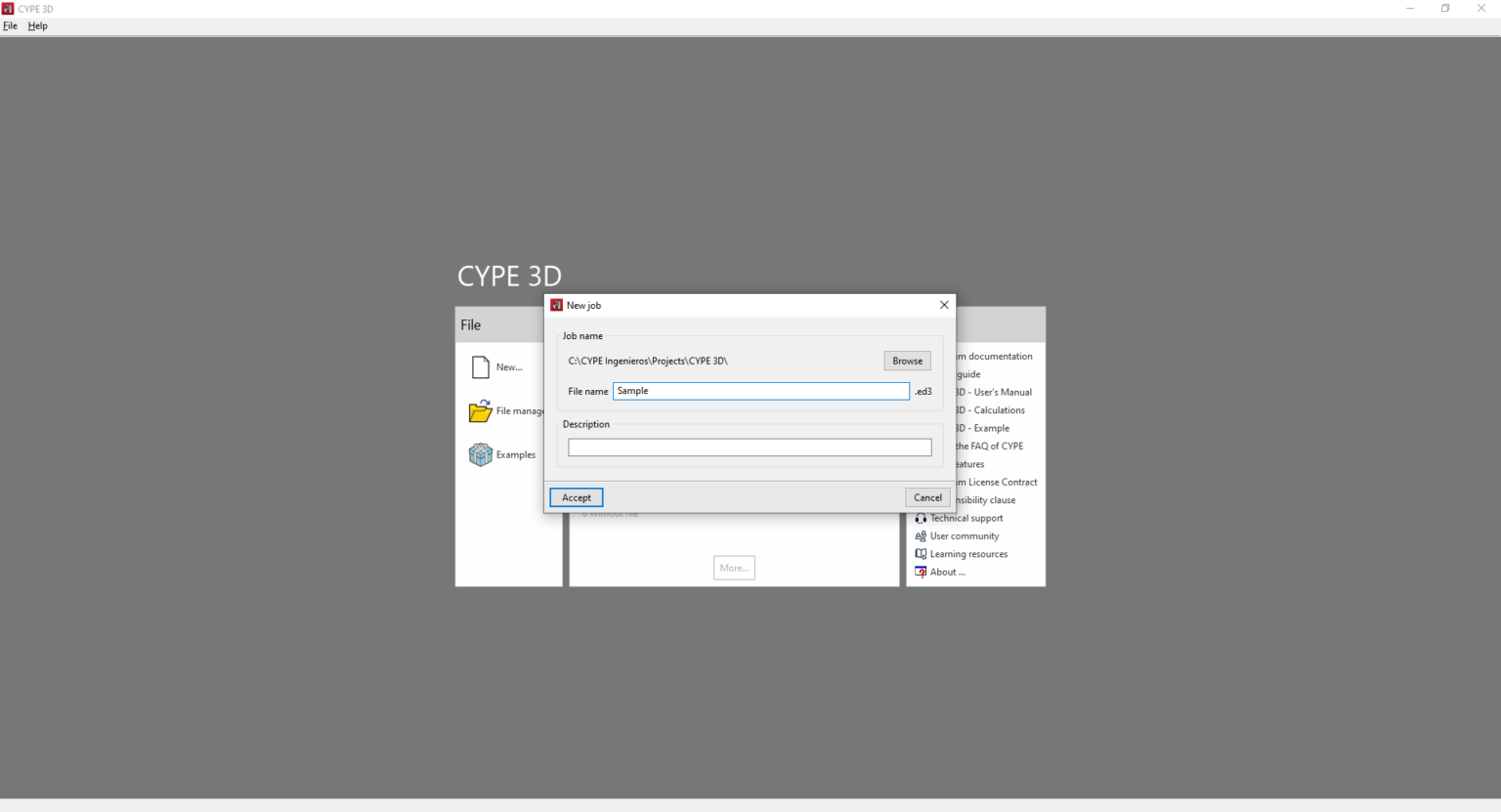 Portal frame generator - Exporting to CYPE 3D - CYPE