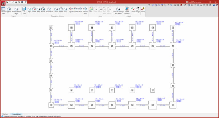 CYPE 3D - Work environment and options in the "Window" tab