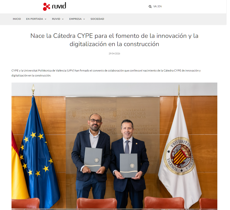 Nace la Cátedra CYPE