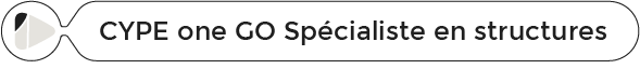 CYPE one GO Spécialiste en structures